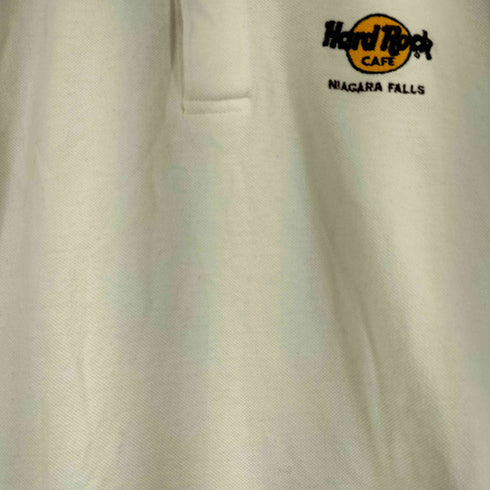 ハードロックカフェ Hard Rock Cafe 00S USA製 ロゴ刺繍 S/S ポロシャツ メンズ import:XL