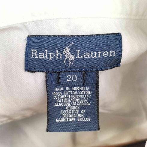 ラルフローレン RALPH LAUREN スモールポニー刺繍 L/S シャツ レディース 20