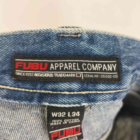 フブ FUBU 00S デニムカーゴパンツ メンズ 32×34
