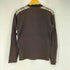 バーバリーブラックレーベル BURBERRY BLACK LABEL ノバチェックショルダー L/S Vネック Tシャツ レディース JPN:2