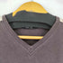 バーバリーブラックレーベル BURBERRY BLACK LABEL ノバチェックショルダー L/S Vネック Tシャツ レディース JPN:2