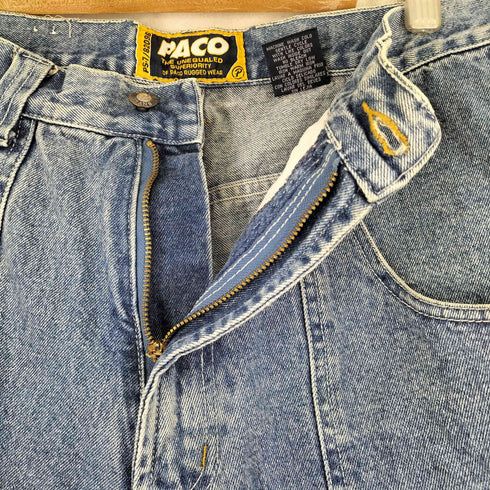 PACO ポケットデザイン カーゴハーフデニムパンツ メンズ US:34-35