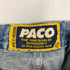 PACO ポケットデザイン カーゴハーフデニムパンツ メンズ US:34-35