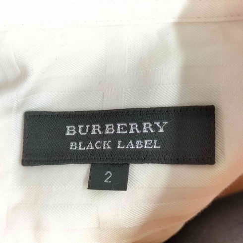 バーバリーブラックレーベル BURBERRY BLACK LABEL チェック S/S シャツ メンズ JPN:2
