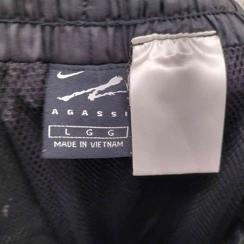 ナイキ NIKE 90-00S AGASSI スウォッシュロゴ刺繍 ナイロンパンツ メンズ JPN:L