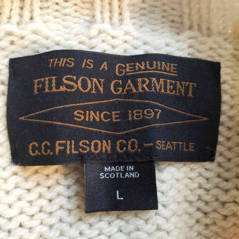 フィルソンガーメント FILSON GARMENT スコットランド製 Heritage 3 Gauge Wool Sweater セーター メンズ import:L