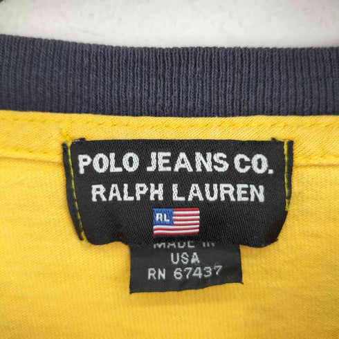 ポロジーンズカンパニーラルフローレン POLO JEANS COMPANY RALPH LAUREN アームプリント L/S Tシャツ メンズ