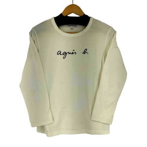 アニエスベー agnes b. ロゴプリント L/S Tシャツ レディース T2