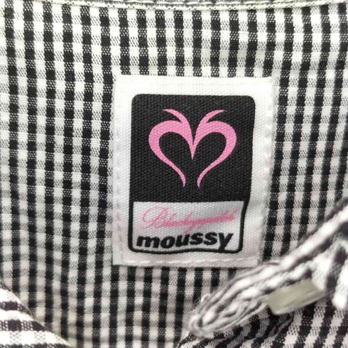 BlackEyePatch MOUSSY COMPACT SHIRT チェック柄シャツ レディース FREE