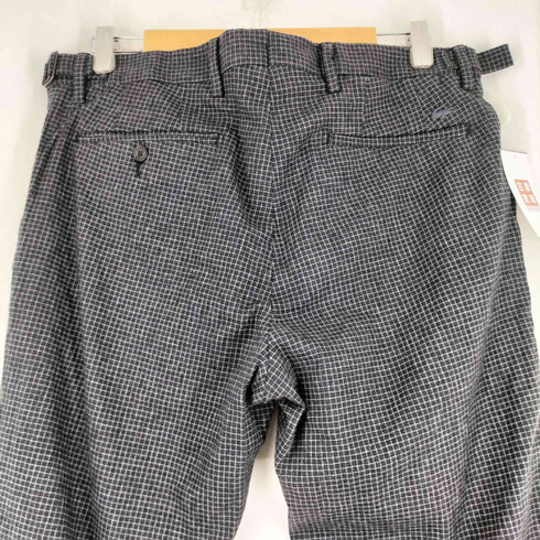 ラコステ LACOSTE チェック ノータック スラックス メンズ 32