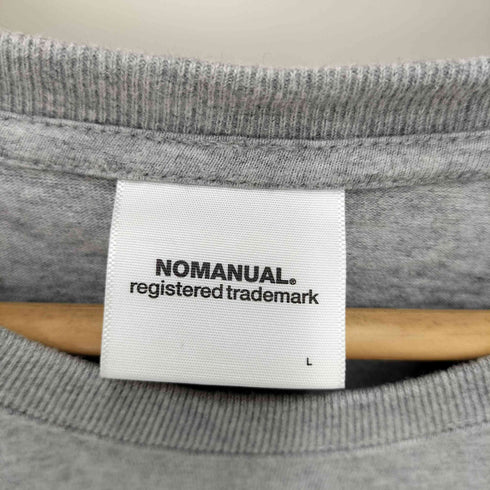 ノーマニュアル NOMANUAL グラフィックデザイン クルーネック Tシャツ メンズ