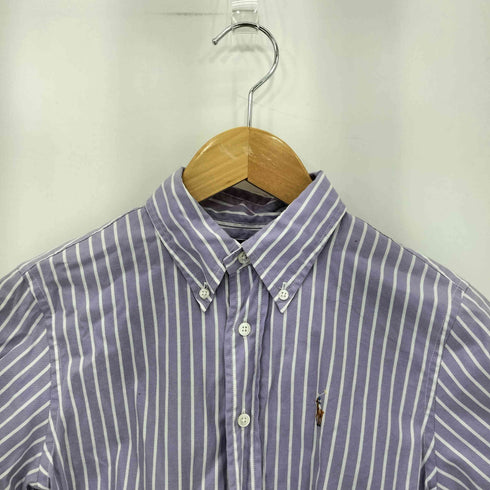 ラルフローレン RALPH LAUREN ポニー刺繍ロゴ ストライプ柄 半袖シャツ レディース 7