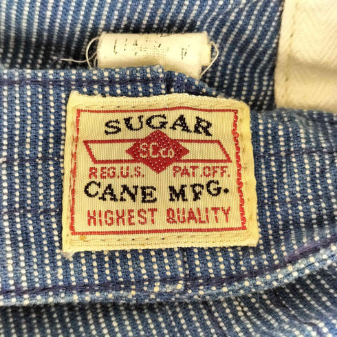 シュガーケーン SUGAR CANE ヒッコリーピンストライプ アップルジャックキャップ メンズ