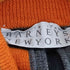 バーニーズニューヨーク BARNEYS NEWYORK イタリア製 アクリル メリノウール アーガイル柄 ハーフジップ ニット メンズ EUR:48
