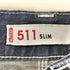 リーバイス Levis 00s 511 ボタン裏V11刻印 SLIM ストレートデニムパンツ Y2K レディース W29 L32