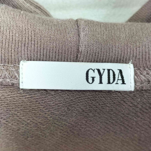 ジェイダ GYDA BEYOND サテンLOGO BIG パーカー レディース