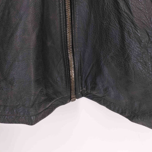 JUST LEATHER レザージャケット メンズ import:XXL