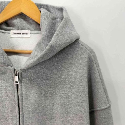 TWINKLE SEOUL ラメプルオーバーパーカー メンズ