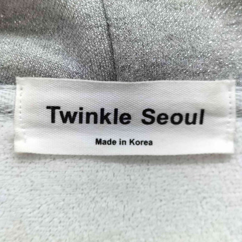 TWINKLE SEOUL ラメプルオーバーパーカー メンズ