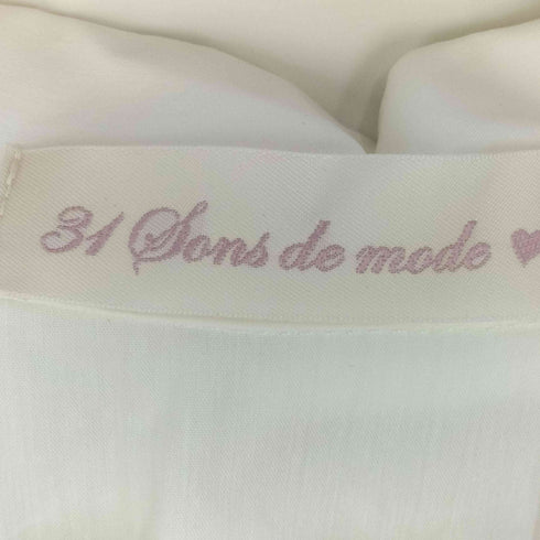 トランテアンソンドゥモード 31 Sons de mode トレンチ シャツドッキングベアワンピース レディース JPN:38