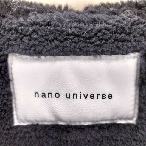 ナノユニバース NANO universe ノーカラーボアコート レディース FREE