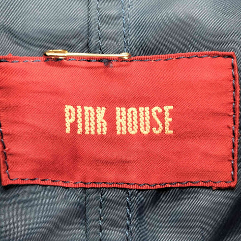 ピンクハウス PINK HOUSE 袖ロゴプリント ナイロンジャケット レディース