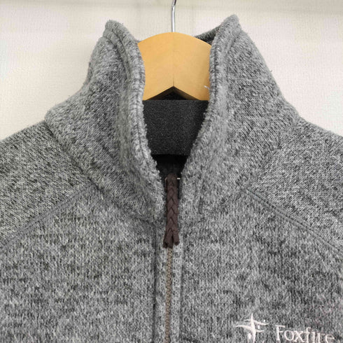 フォックスファイヤー foxfire ロゴ刺繍 セーターフリースベスト レディース JPN:S