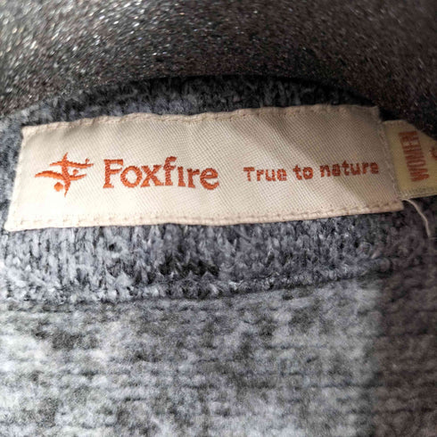 フォックスファイヤー foxfire ロゴ刺繍 セーターフリースベスト レディース JPN:S