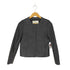 ルージュヴィフ Rouge vif lamb leather ラムレザー比翼ノーカラージャケット レディース 38