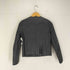 ルージュヴィフ Rouge vif lamb leather ラムレザー比翼ノーカラージャケット レディース 38