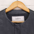 ルージュヴィフ Rouge vif lamb leather ラムレザー比翼ノーカラージャケット レディース 38