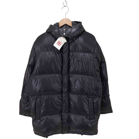 バーバリーゴルフ BURBERRY GOLF フード付き 光沢 ダウンジャケット メンズ LL