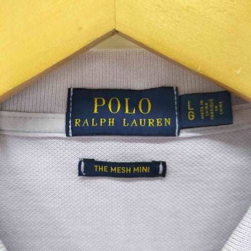 ポロラルフローレン POLO RALPH LAUREN THE MESH MINI ポニー刺繍 ペイント スプラッシュ デザイン ポロ ワンピース レディース import:L