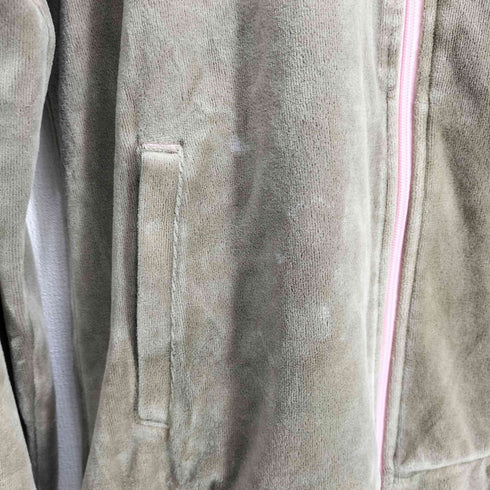 アディダス adidas 00S ベロア フルジップ トラックジャケット レディース JPN:L