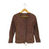 アーバンリサーチ URBAN RESEARCH lamb leather ラムレザー比翼ノーカラージャケット レディース 38