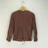 アーバンリサーチ URBAN RESEARCH lamb leather ラムレザー比翼ノーカラージャケット レディース 38