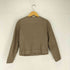 ナチュラルビューティーベーシック NATURAL BEAUTY BASIC lamb leather ラムレザーノーカラージャケット レディース S