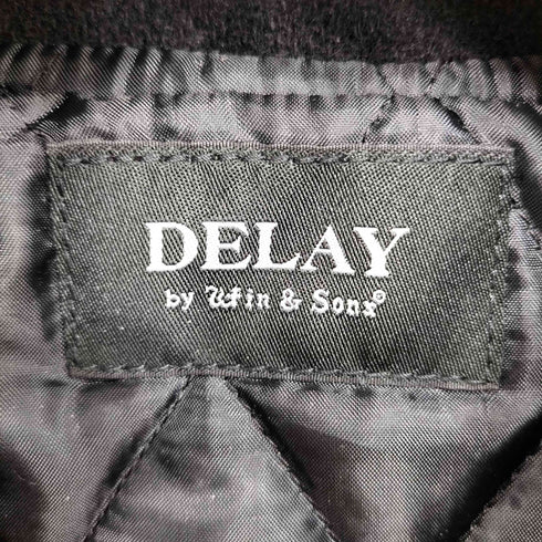 DELAY by win&sons 袖レザー ダブルジップ スタジアム ジャンパー メンズ JPN:1