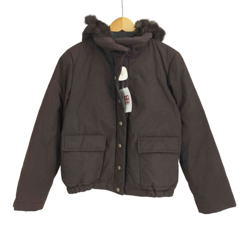 ザスコッチハウス The Scotch House 2WAY ラビットファーフード ダウンジャケット レディース EUR:38