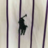 ラルフローレン RALPH LAUREN SUPER SLIM FIT ポニー刺繍 襟シン ストライプ柄 Q/S レギュラーカラーシャツ レディース US:6