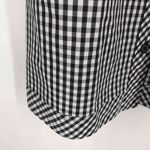 マッキントッシュフィロソフィー MACKINTOSH PHILOSOPHY ギンガムチェック ノーカラー ステンカラーコート レディース EUR:40