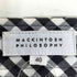 マッキントッシュフィロソフィー MACKINTOSH PHILOSOPHY ギンガムチェック ノーカラー ステンカラーコート レディース EUR:40