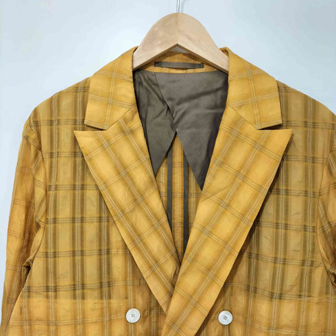 トゥモローランド TOMORROWLAND 23SS ポリエステルナイロンキュプラ ダブルブレステッド4Bジャケット メンズ JPN:M