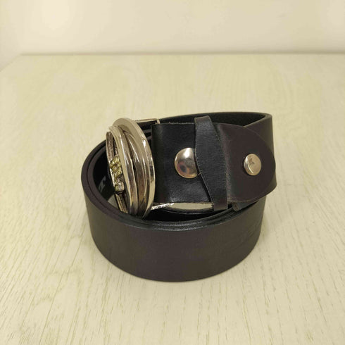 phatfarm シルバーバックル レザーベルト メンズ