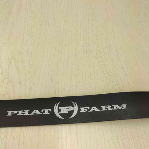 phatfarm シルバーバックル レザーベルト メンズ