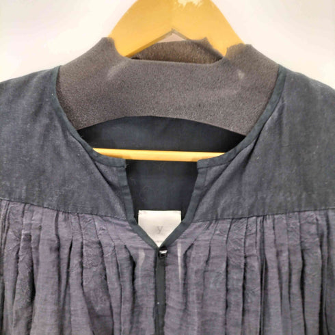 パドカレ pas de calais 刺繍デザイン ノースリーブシアーワンピース レディース JPN:38