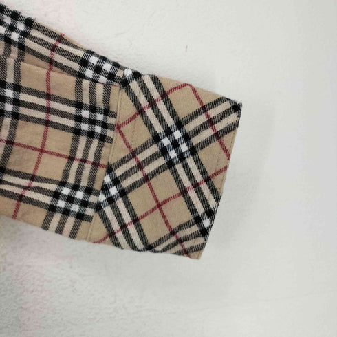 バーバリーブルーレーベル BURBERRY BLUE LABEL ホース刺繍ノバチェックシャツ レディース 38