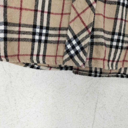 バーバリーブルーレーベル BURBERRY BLUE LABEL ホース刺繍ノバチェックシャツ レディース 38