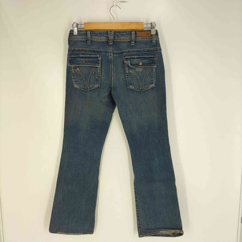 ヤヌーク YANUK WORKER CLASSIC ダメージ加工 ブーツカット デニム レディース 26inch