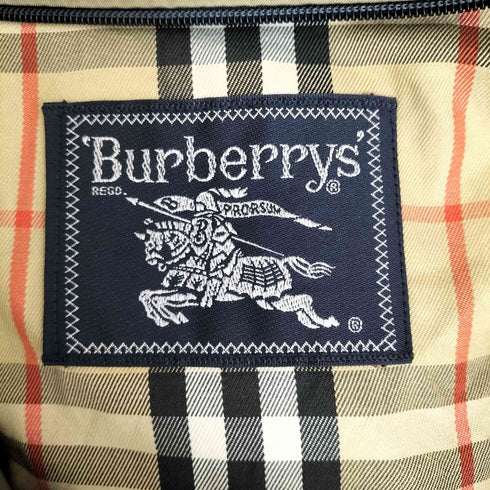 バーバリーズ BURBERRYS 裏地ノバチェック比翼ステンカラーコート メンズ 165